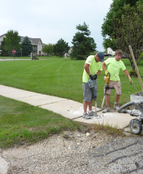 Cedarburg Sidewalk Mudjacking 1 | MudTech Midwest Concrete Repair - Mud ...